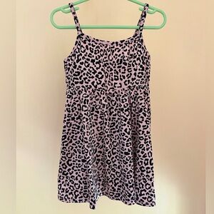 Pink Leopard Spaghetti Strap Dress | Girls Size 3T | The Children’s Place